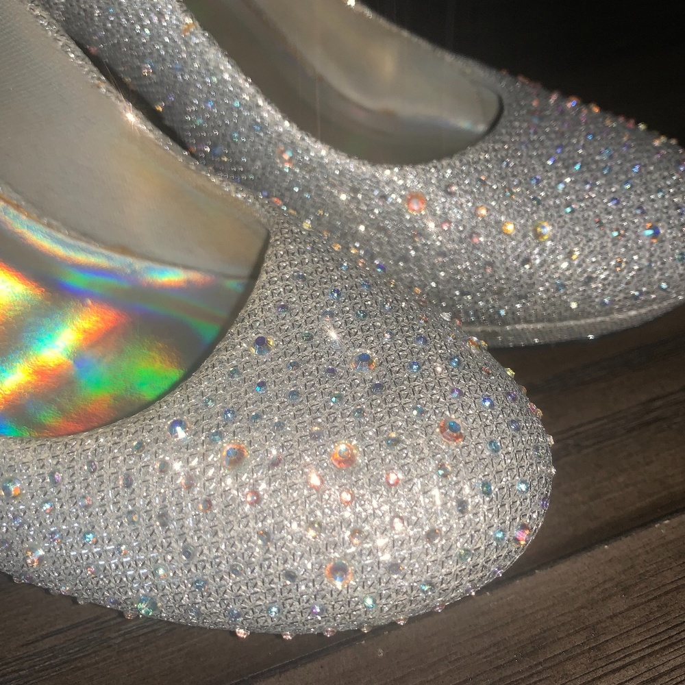 Sparkly heels